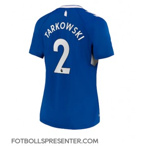 Everton James Tarkowski #2 Hemma Matchtröja Dam 2022-23 Kortärmad